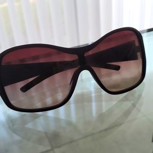 Authentic D&G Dolce & Gabbana gradient eggplant sunglasses